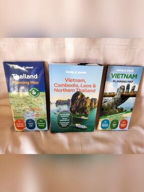Lonely Planet Vietnam, Cambodia, Laos & Northern Thailand Guidebook + Plan MAPS